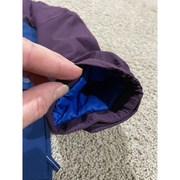 Girls REI CO-OP Peak Fleece Lined Insulated Nylon  Winter Jacket Blur Purple S 8 - Picture 6 of 15